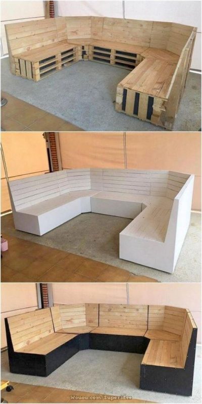 34 top idées de canapés en palettes 18 34 top idées de canapés en palettes 18