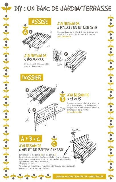 37 top idées de bancs en palettes à fabriquer soi-même 41 37 top idées de bancs en palettes à fabriquer soi-même 41