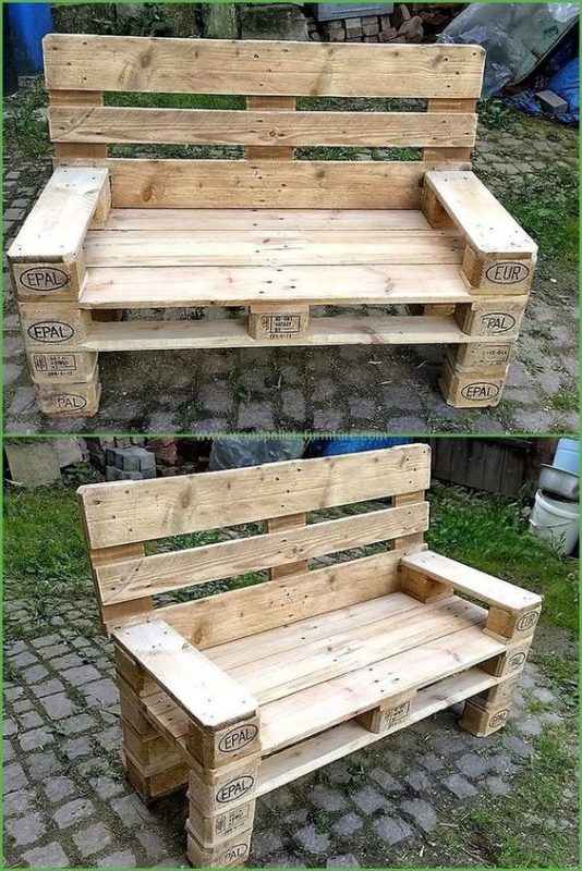 37 top idées de bancs en palettes à fabriquer soi-même 4 37 top idées de bancs en palettes à fabriquer soi-même 4