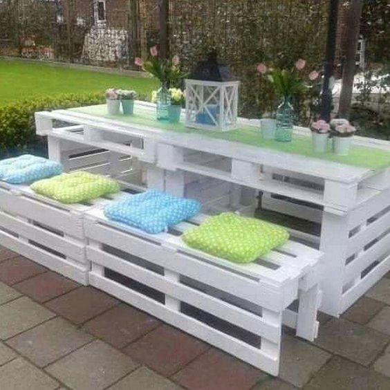 37 top idées de bancs en palettes à fabriquer soi-même 35 37 top idées de bancs en palettes à fabriquer soi-même 35