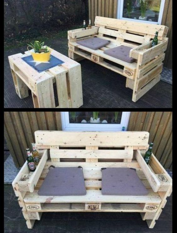 37 top idées de bancs en palettes à fabriquer soi-même 15 37 top idées de bancs en palettes à fabriquer soi-même 15