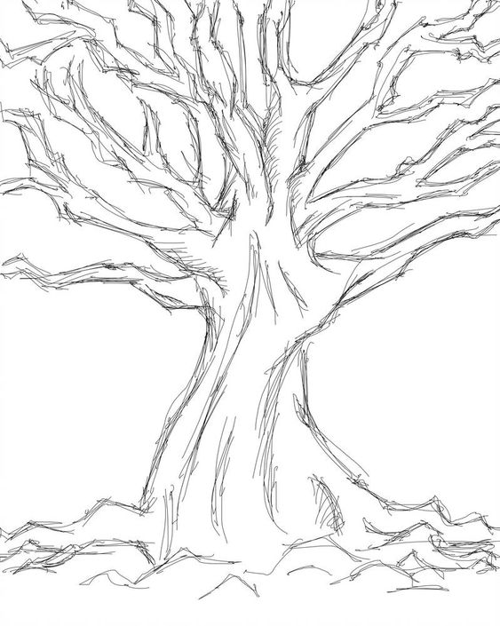 33 super idées de dessins d'arbres : pour apprendre à dessiner un arbre 17 33 super idées de dessins d'arbres : pour apprendre à dessiner un arbre 17