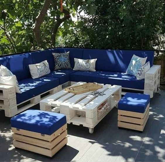 52 top idées de salons de jardin en palettes 14 52 top idées de salons de jardin en palettes 14
