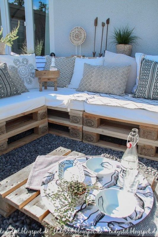 52 top idées de salons de jardin en palettes 16 52 top idées de salons de jardin en palettes 16