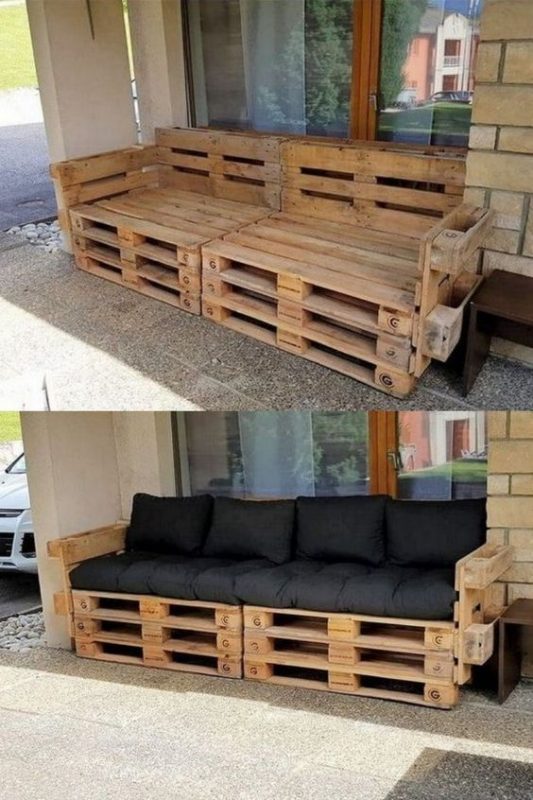52 top idées de salons de jardin en palettes 25 52 top idées de salons de jardin en palettes 25