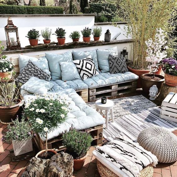 52 top idées de salons de jardin en palettes 40 52 top idées de salons de jardin en palettes 40