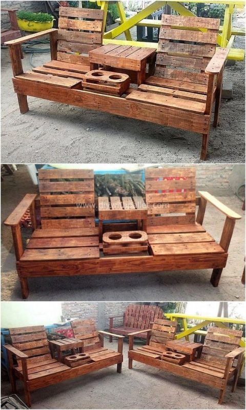 52 top idées de salons de jardin en palettes 43 52 top idées de salons de jardin en palettes 43