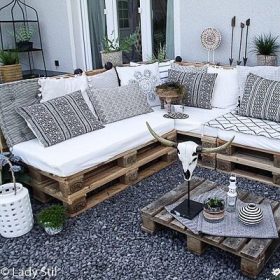 52 top idées de salons de jardin en palettes