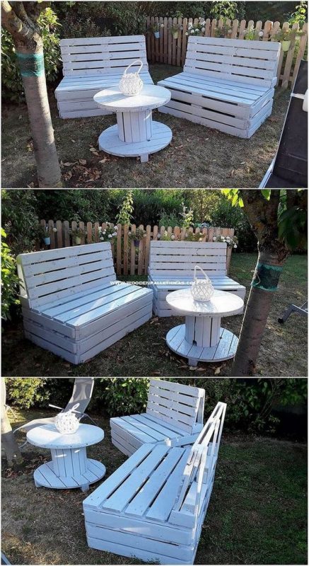 52 top idées de salons de jardin en palettes 79 52 top idées de salons de jardin en palettes 79