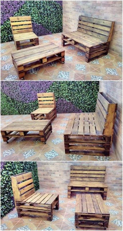 52 top idées de salons de jardin en palettes 83 52 top idées de salons de jardin en palettes 83