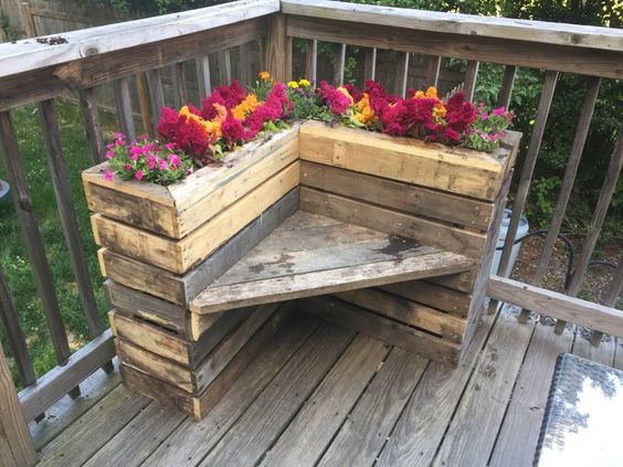 80 jardinières en palettes pour embellir les jardins 29 80 jardinières en palettes pour embellir les jardins 29