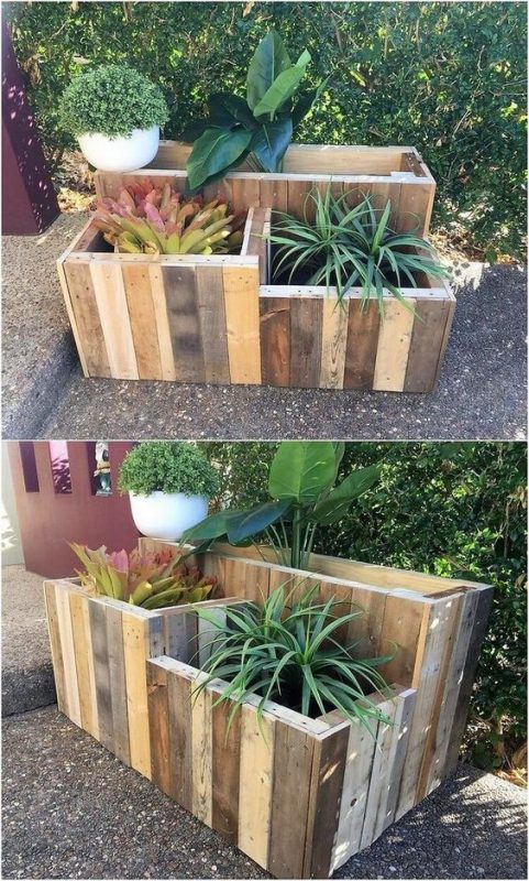 80 jardinières en palettes pour embellir les jardins 49 80 jardinières en palettes pour embellir les jardins 49