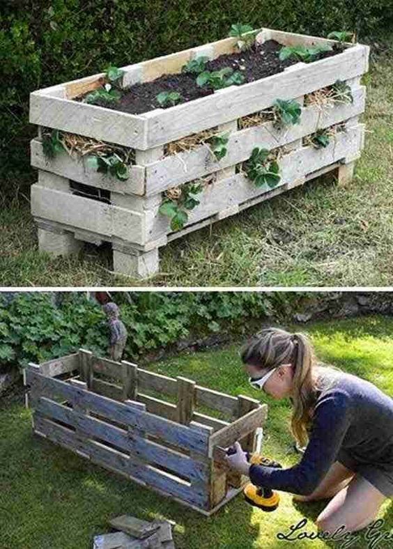 80 jardinières en palettes pour embellir les jardins 4 80 jardinières en palettes pour embellir les jardins 4