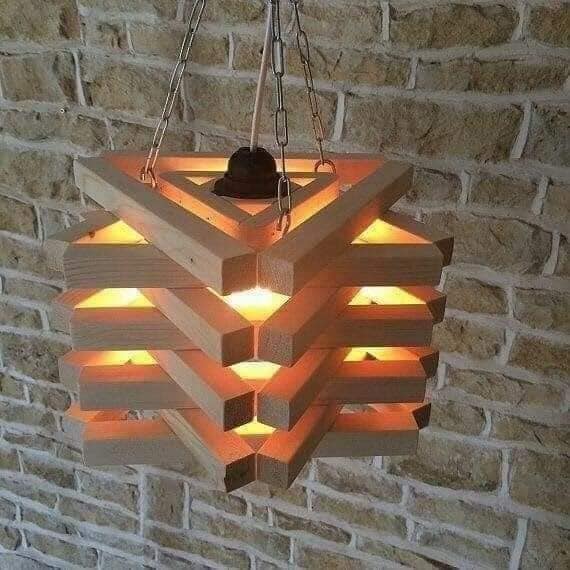 22 belles idées de lampes en bois à faire soi-même 2