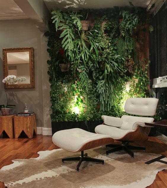 29 idées de mur végétal d'intérieur pour faire une jungle urbaine dans sa maison 11