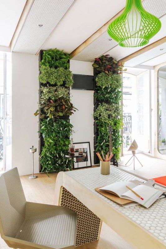 29 idées de mur végétal d'intérieur pour faire une jungle urbaine dans sa maison 23