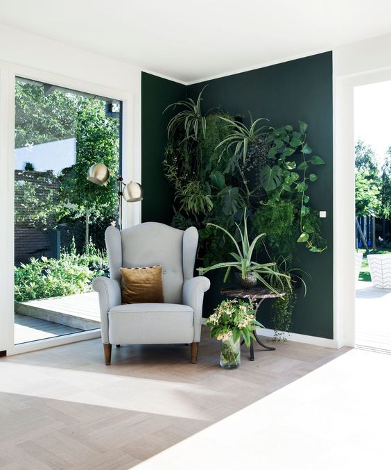 29 idées de mur végétal d'intérieur pour faire une jungle urbaine dans sa maison 7