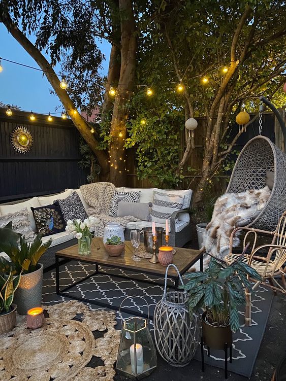 28 décorations de patio bohème en tendance 11 28 décorations de patio bohème en tendance 11