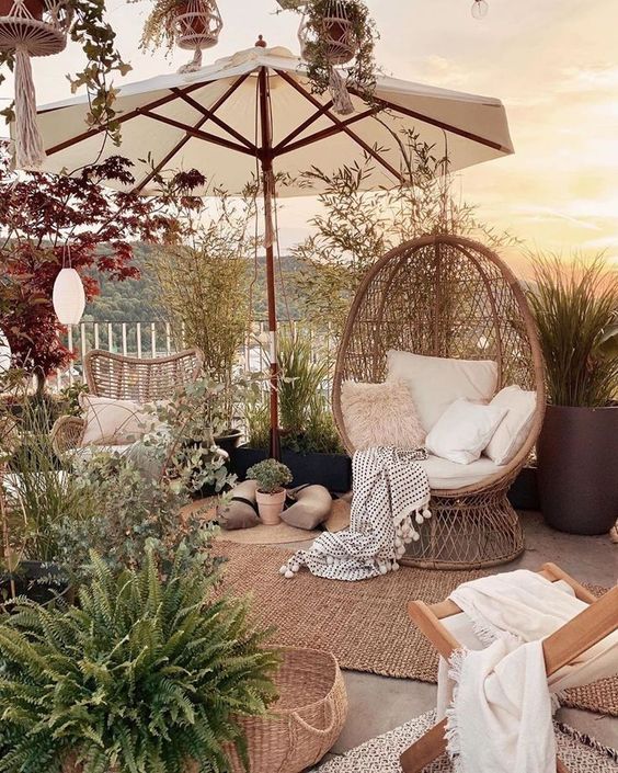 28 décorations de patio bohème en tendance 13 28 décorations de patio bohème en tendance 13