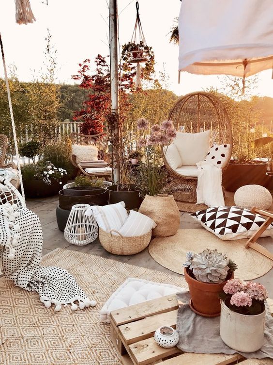 28 décorations de patio bohème en tendance 9 28 décorations de patio bohème en tendance 9