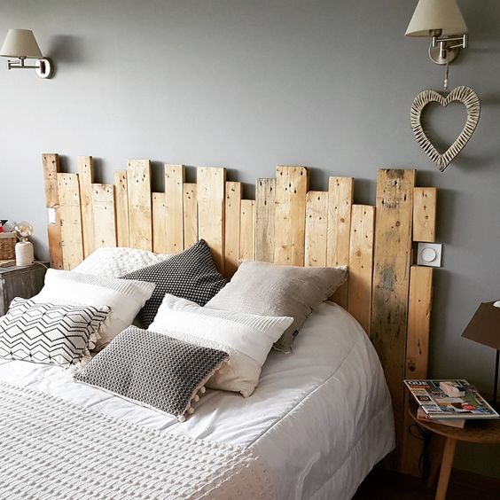 37 top idées de têtes de lit en palettes 9 37 top idées de têtes de lit en palettes 9