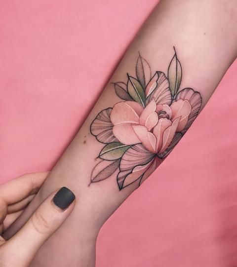 100 top idées de tatouages fleur 28