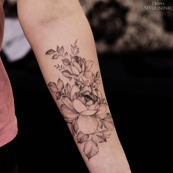 100 top idées de tatouages fleur 52