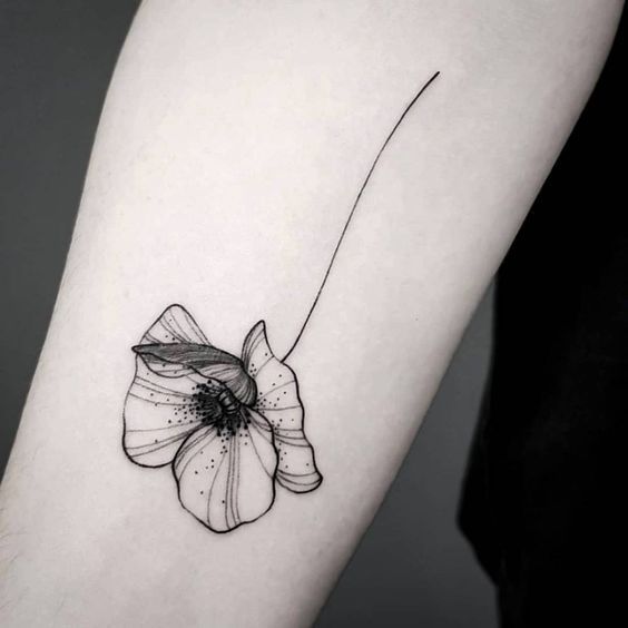 100 top idées de tatouages fleur 53