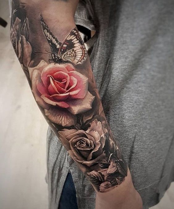 100 top idées de tatouages fleur 99