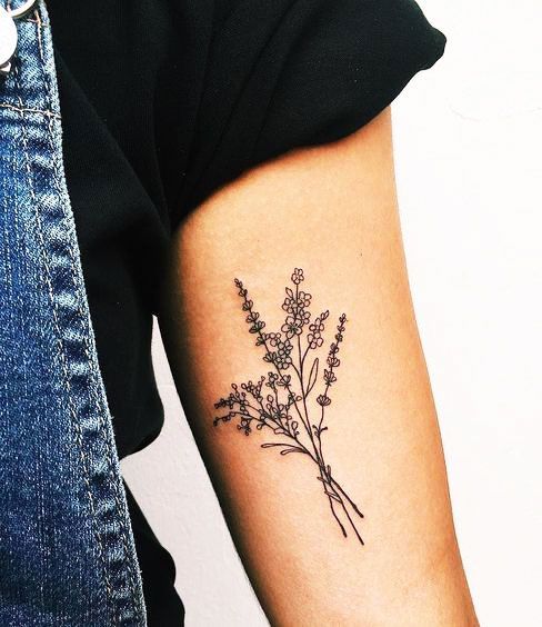 100 top idées de tatouages fleur 1
