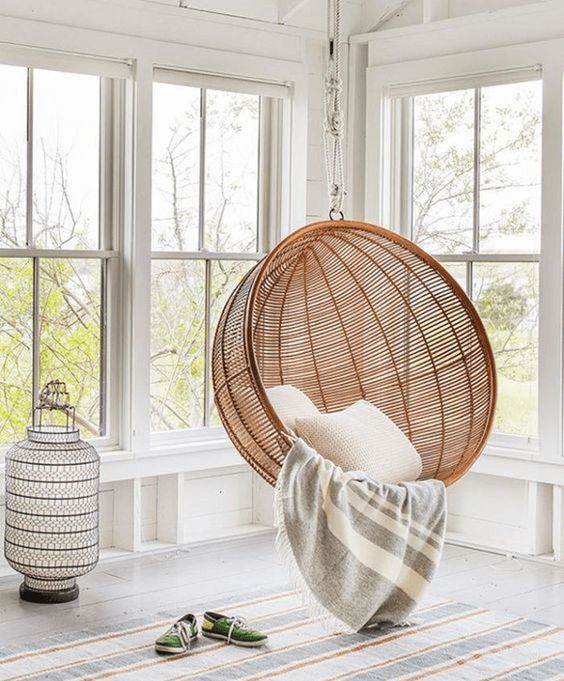 24 top idées de chaises suspendues pour une détente en apesanteur 10
