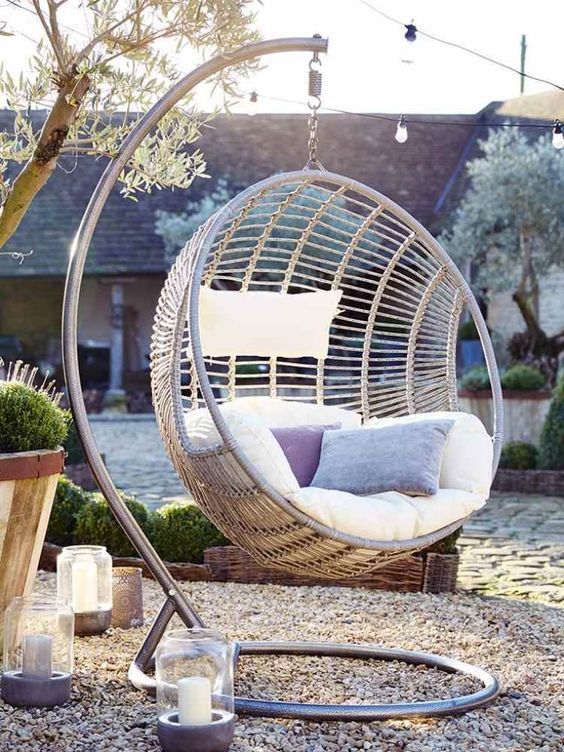 24 top idées de chaises suspendues pour une détente en apesanteur 18