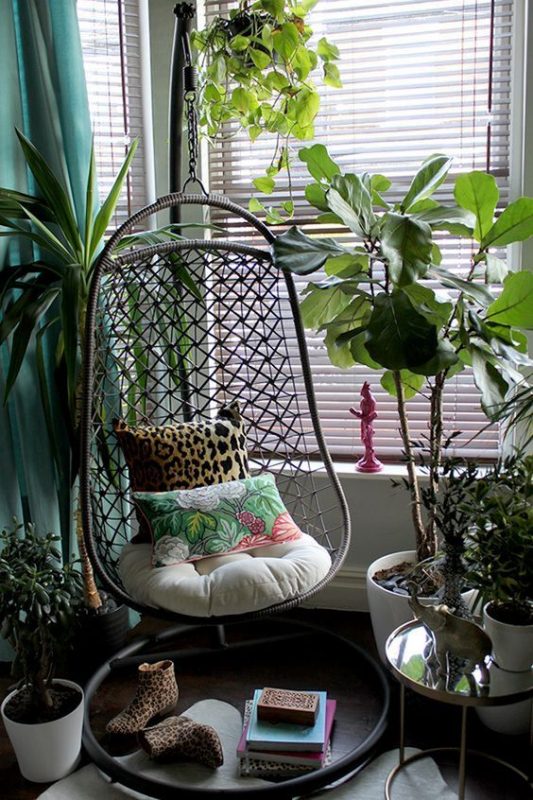 24 top idées de chaises suspendues pour une détente en apesanteur 19