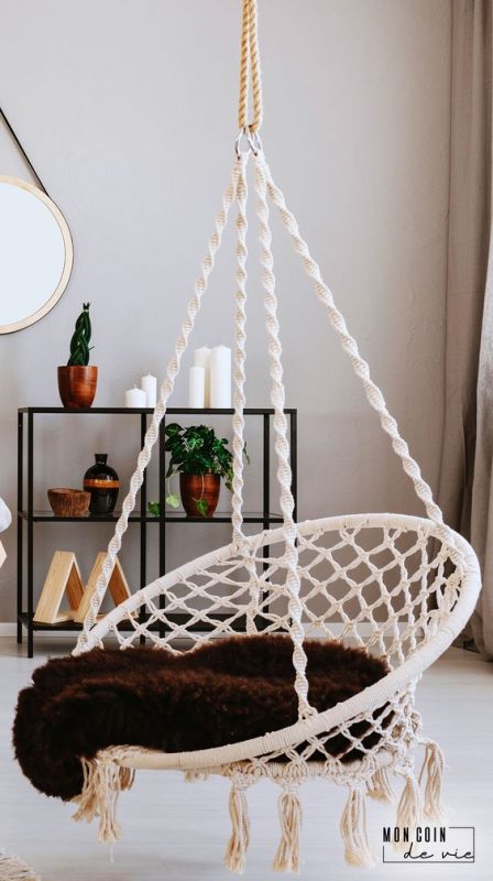 24 top idées de chaises suspendues pour une détente en apesanteur 20