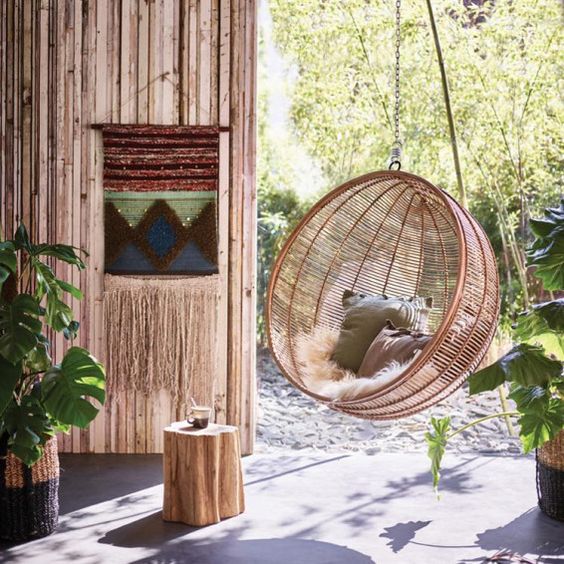 24 top idées de chaises suspendues pour une détente en apesanteur 22