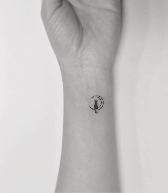 100 idées de tatouages pour les amoureux des chats 11 100 idées de tatouages pour les amoureux des chats 11