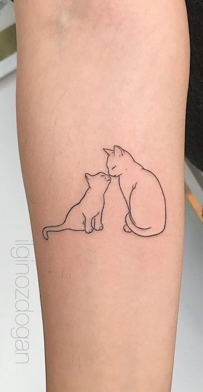 100 idées de tatouages pour les amoureux des chats 101