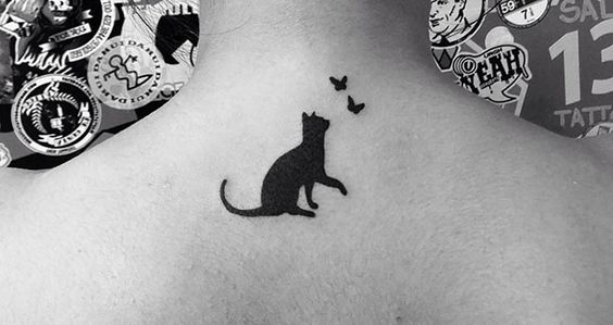 100 idées de tatouages pour les amoureux des chats 32 100 idées de tatouages pour les amoureux des chats 32