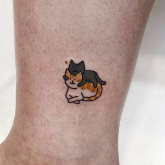 100 idées de tatouages pour les amoureux des chats 67 100 idées de tatouages pour les amoureux des chats 67