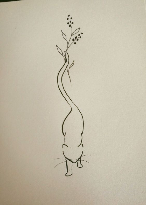 100 idées de tatouages pour les amoureux des chats 8 100 idées de tatouages pour les amoureux des chats 8