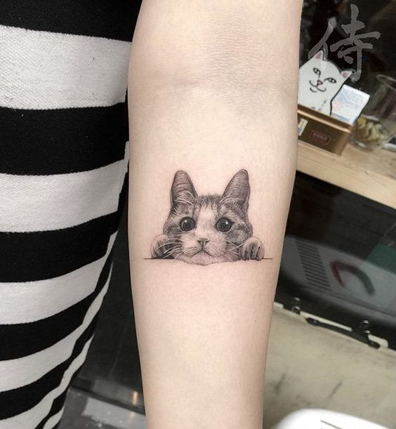 100 idées de tatouages pour les amoureux des chats 72 100 idées de tatouages pour les amoureux des chats 72