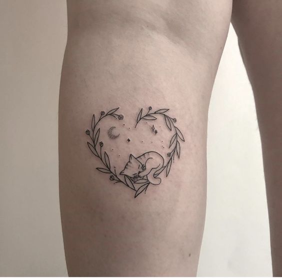 100 idées de tatouages pour les amoureux des chats 78
