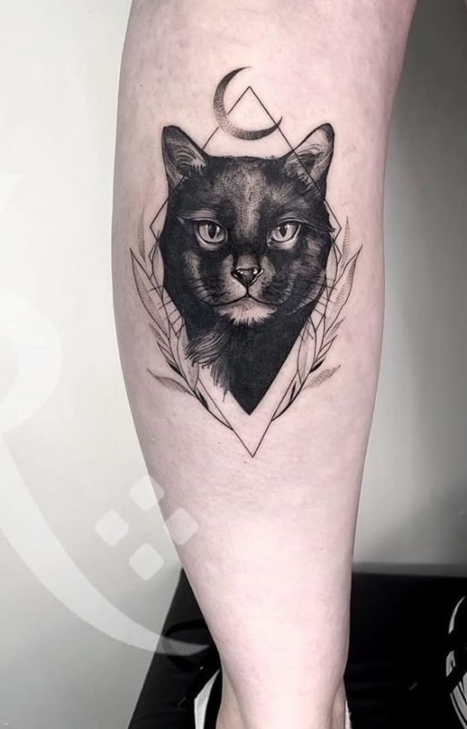 100 idées de tatouages pour les amoureux des chats 87 100 idées de tatouages pour les amoureux des chats 87