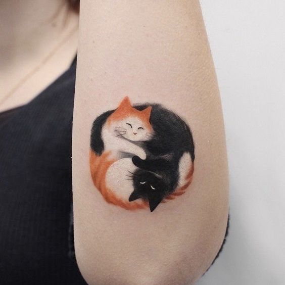 100 idées de tatouages pour les amoureux des chats 92 100 idées de tatouages pour les amoureux des chats 92