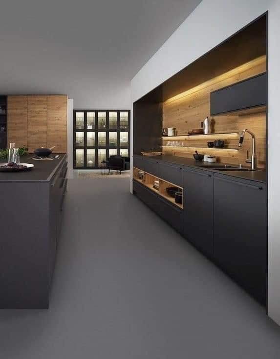 100 idées de cuisines noires pour s'inspirer 4 100 idées de cuisines noires pour s'inspirer 4
