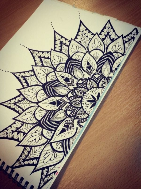 100 top idées de dessins & coloriages mandala 15