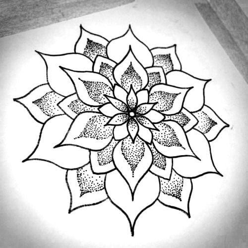 100 top idées de dessins & coloriages mandala 24