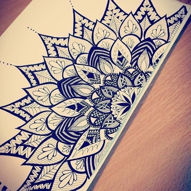 100 top idées de dessins & coloriages mandala 25