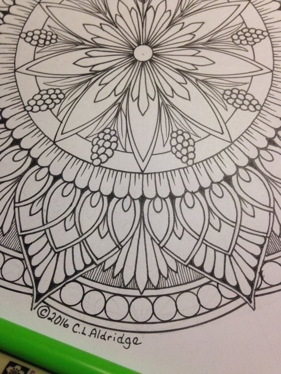 100 top idées de dessins & coloriages mandala 26