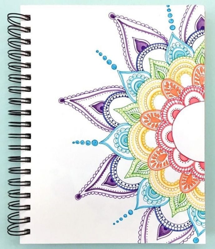 100 top idées de dessins & coloriages mandala 28